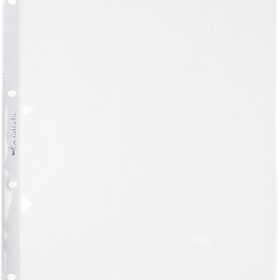 BÜROLINE Zeigetaschen PVC 140 my A4 620215 transparent, glatt 100 Stück