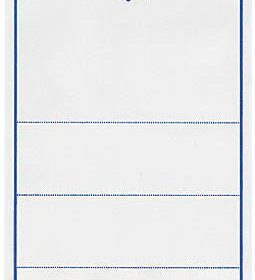 BÜROLINE Archivbox-Etiketten 85x160mm 660746 weiss 50 Stück