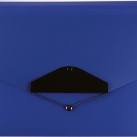 BÜROLINE Fächermappe A4 663291 blau 12-teilig
