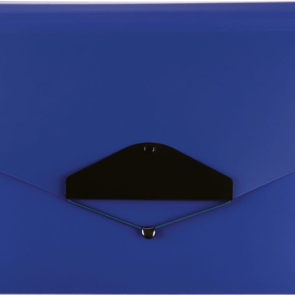 BÜROLINE Fächermappe A4 663299 blau 6-teilig