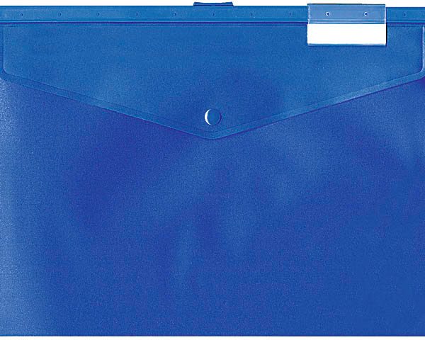 BÜROLINE Hängemappe A4 664049 blau, für 100 Blatt 3 Stk.