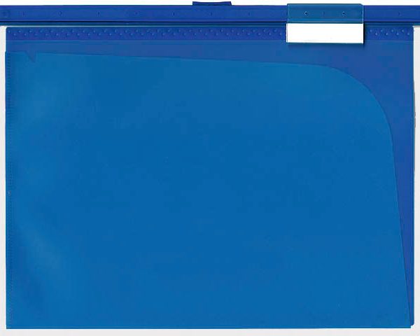 BÜROLINE Hängemappe A4 664053 blau, 6 Fächer 3 Stk.