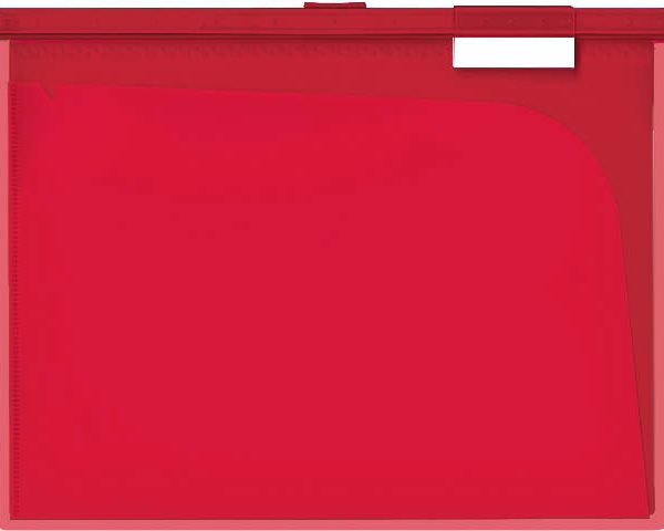 BÜROLINE Hängemappe A4 664062 rot, 10 Fächer 3 Stk.