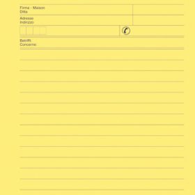 BÜROLINE Telefonblock D/F/I A5 725265 65g, gelb 80 Blatt