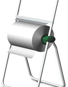 BULKYSOFT Bodenständer 48x46x90cm 26285 f Reinigungsrollen, weiss
