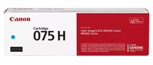 CANON-6368C002-4549292224436 CANON Toner-Modul 075H cyan 6368C002 LBP647Cdw/664Cdw 2500 Seiten – Bild 1