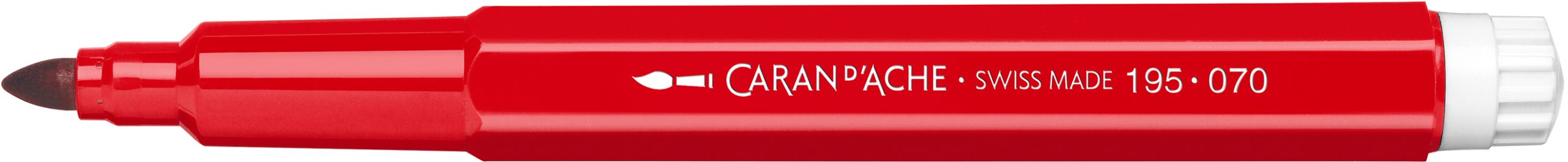 CARAN-DACHE-195.070-7610186340925 CARAN D'ACHE Fasermalstift Fancolor Maxi 195.070 scharlach – Hochwertig & günstig bei ShopDeca
