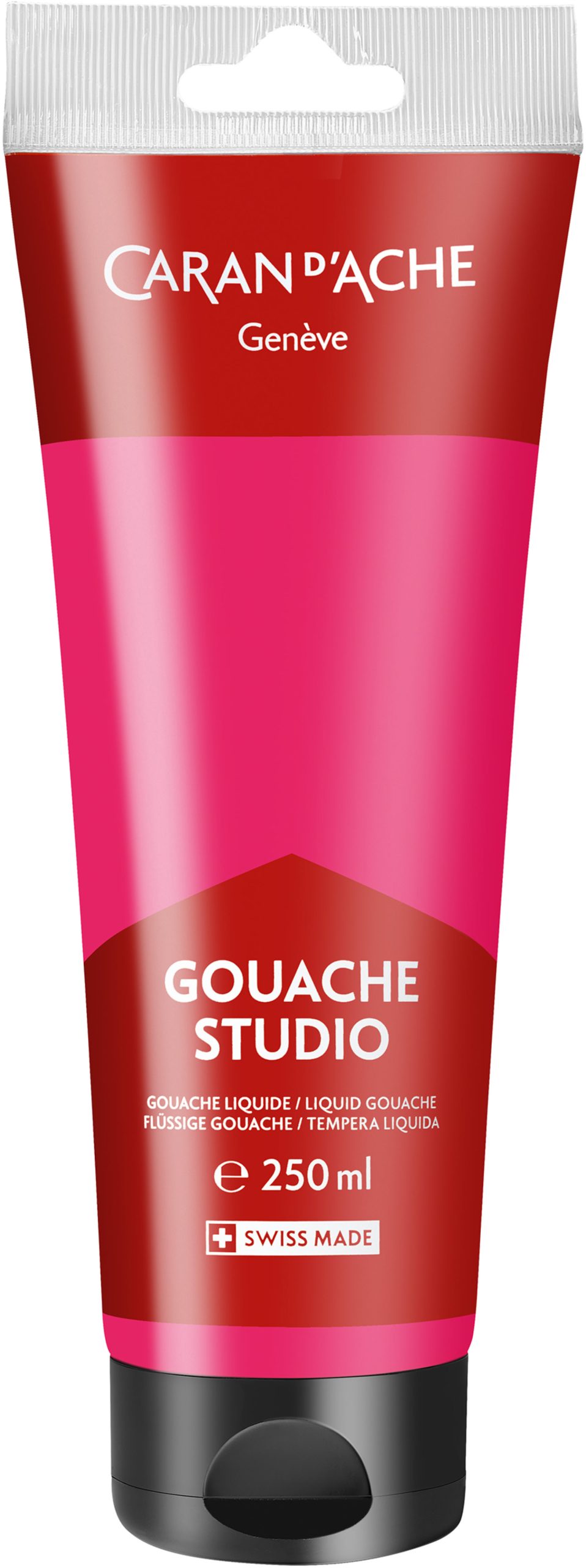 CARAN-DACHE-2331.090-7630002358682 CARAN D'ACHE Deckfarbe Gouache 250ml 2331.090 purpur fluo, Studio – Hochwertig & günstig bei ShopDeca