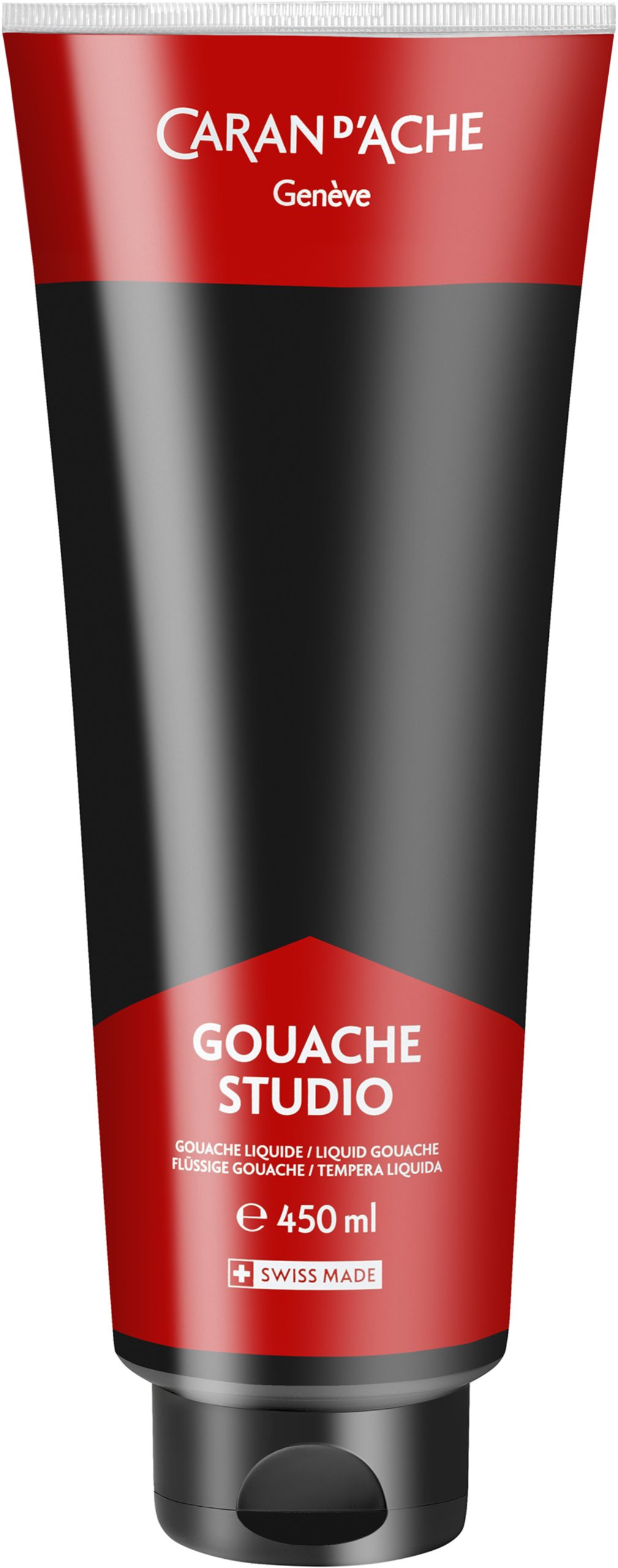 CARAN-DACHE-2340.009-7630002358125 CARAN D'ACHE Deckfarbe Gouache 450ml 2340.009 schwarz, Studio – Hochwertig & günstig bei ShopDeca