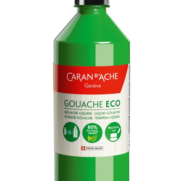 CARAN D'ACHE Deckfarbe Gouache Eco 500ml 2371.230 grün-gelb fluo flüssig