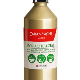 CARAN D'ACHE Deckfarbe Gouache 500ml 2372.999 gold flüssig