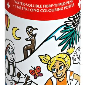 CARAN D'ACHE Fasermaler Swisscolor 285.31 mit Malposter 10 Stück