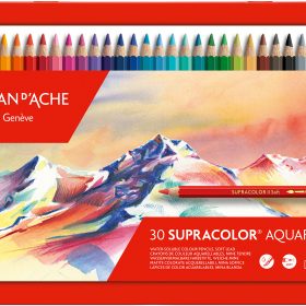 CARAN D'ACHE Farbstifte Supracolor 3,8mm 3888.330 ass. in Metallsch. 30 Stück