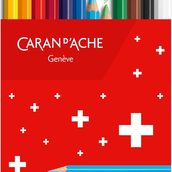 CARAN D'ACHE Farbstifte Swisscolor 498.812 Maxi 12 Stück