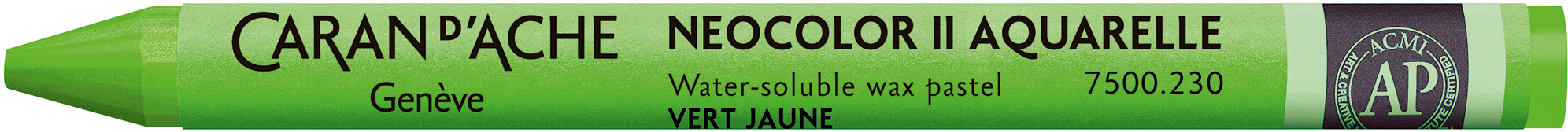 CARAN-DACHE-7500.230-7610186272196 CARAN D'ACHE Wachsmalkreide Neocolor II 7500.230 gelbgrün – Hochwertig & günstig bei ShopDeca