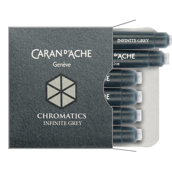 CARAN D'ACHE Tintenpatrone 8021.005 Infinite Grey 6 Stück