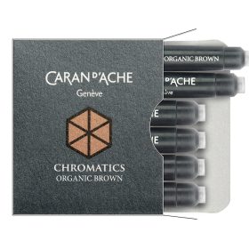 CARAN D'ACHE Tintenpatrone 8021.049 Organic Brown 6 Stück