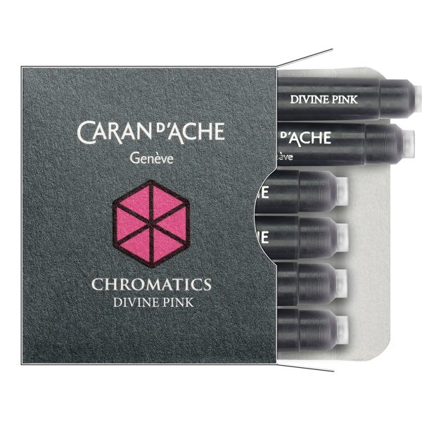 CARAN D'ACHE Tintenpatrone 8021.080 Divine Pink 6 Stück