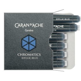CARAN D'ACHE Tintenpatrone 8021.140 Idyllic Blue 6 Stück