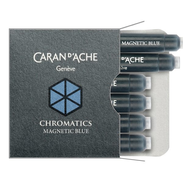 CARAN D'ACHE Tintenpatrone 8021.149 Magnetic Blue 6 Stück