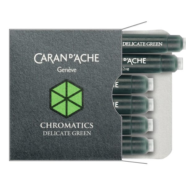 CARAN D'ACHE Tintenpatrone 8021.221 Delicate Green 6 Stück