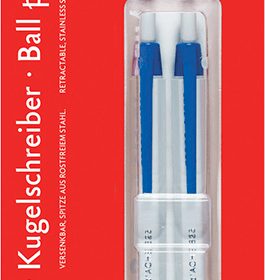 CARAN D'ACHE Kugelschreiber 825 825.260 blau, 2 Stück Blister