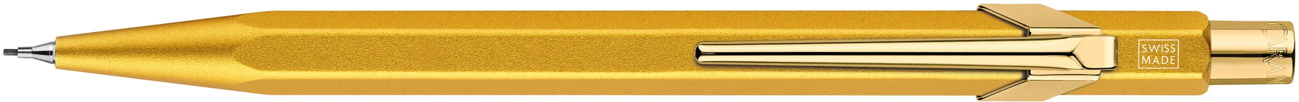 CARAN-DACHE-844.999-7630002349338 CARAN D'ACHE Druckbleistift Premium 844.999 gelbgold – Hochwertig & günstig bei ShopDeca