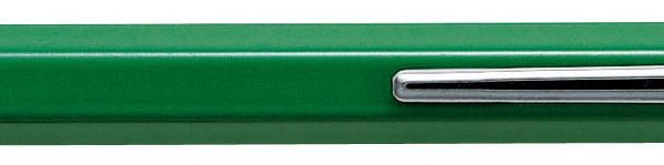 CARAN D'ACHE Kugelschreiber 849 Metall 849.210 grün, refill, Schrift blau