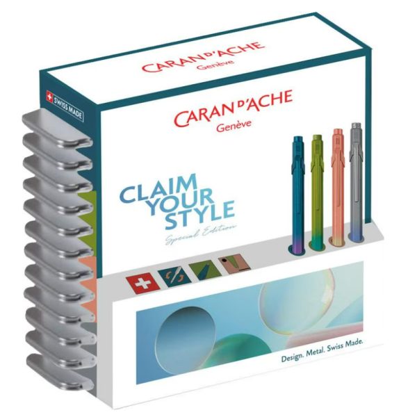 CARAN D'ACHE Kugelschreiber 849 849.601 Claim your Style 12 Stück