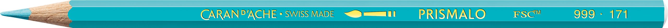 CARAN-DACHE-999.171-7610186843419 CARAN D'ACHE Farbstifte Prismalo 3mm 999.171 türkis – Hochwertig & günstig bei ShopDeca
