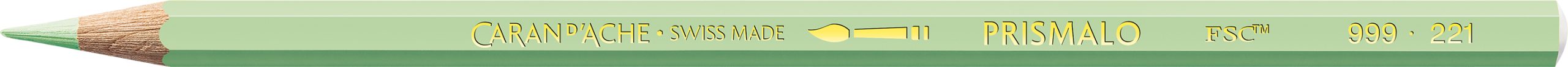 CARAN-DACHE-999.221-7610186843501 CARAN D'ACHE Farbstifte Prismalo 3mm 999.221 hellgrün – Hochwertig & günstig bei ShopDeca