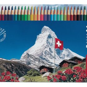 CARAN D'ACHE Farbstifte Prismalo 3mm 999.380 ass. in Metallsch. 80 Stück