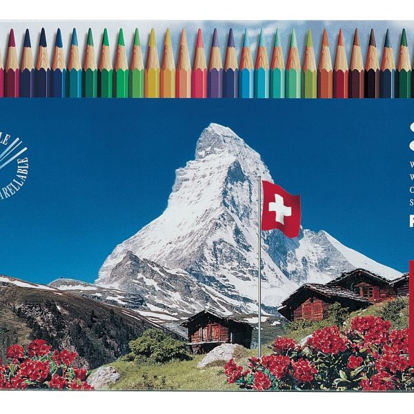 CARAN D'ACHE Farbstifte Prismalo 3mm 999.380 ass. in Metallsch. 80 Stück