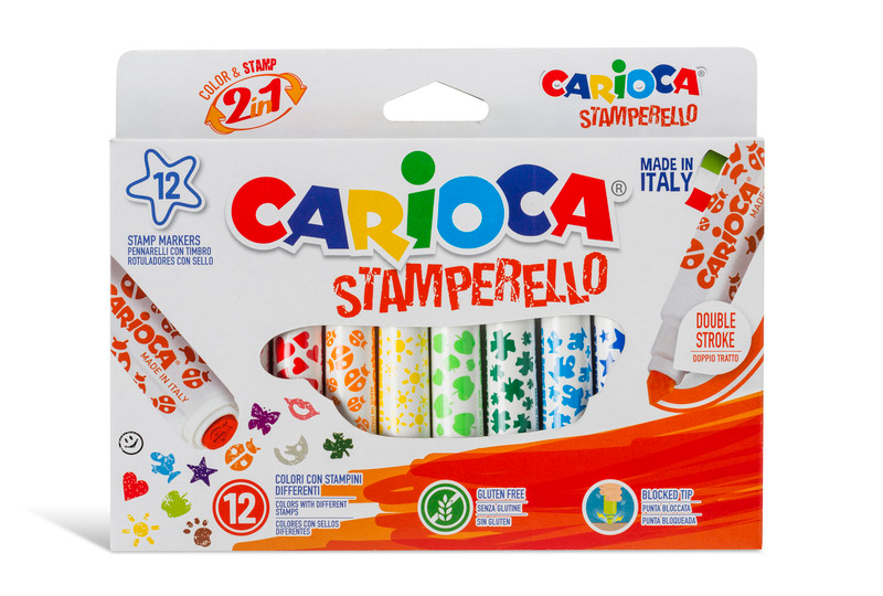 CARIOCA-3416-8003511422400 CARIOCA Fasermaler Stamperello 3416 ass. 12 Stück – Hochwertig & günstig bei ShopDeca