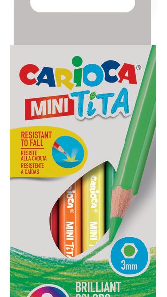 CARIOCA Farbstift Mini Tita 3mm 42322 6 Stück