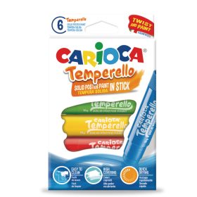CARIOCA Posterfarbe Temperello 42739 6 Stück ass.