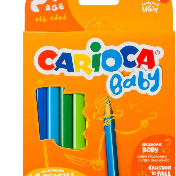 CARIOCA Farbstifte Baby 42819M 10 Stück