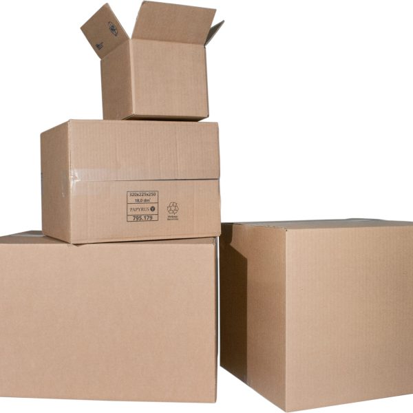 COLOMPAC Faltboxen 0201 braun 3mm 2022136 285x190x95mm 25 Stück