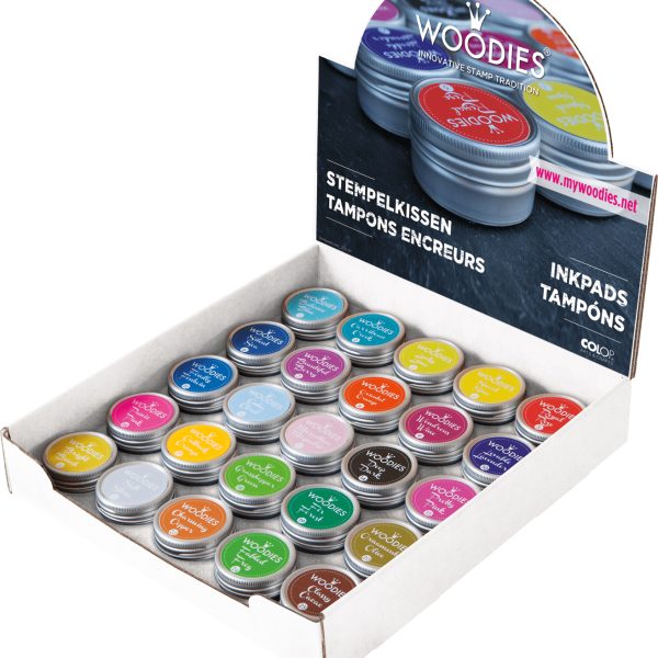 COLOP Woodies Display Stempelkissen 151354 25 Stück