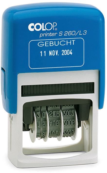 COLOP-S260L3-D-9004362222323 COLOP Datumstempel Gebucht D S260L3/D 24x45mm – Hochwertig & günstig bei ShopDeca