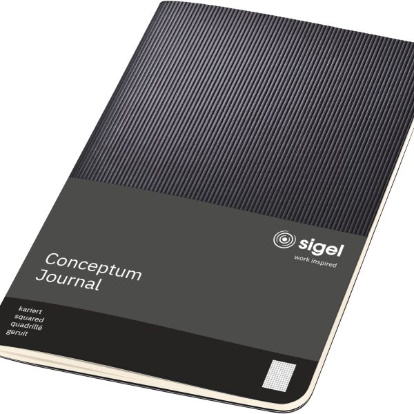 CONCEPTUM Notizheft Softc. A6 CO864 Softw-Oberfläche,black,kar,