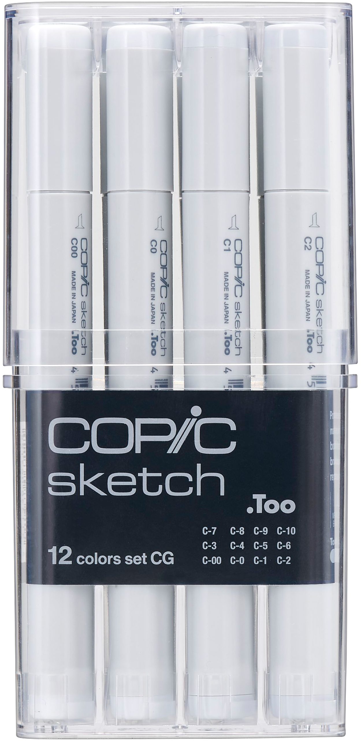 Classic12 COPIC Marker Sketch 21075151 Grau-Set CG, 12 Stück – Hochwertig & günstig bei ShopDeca