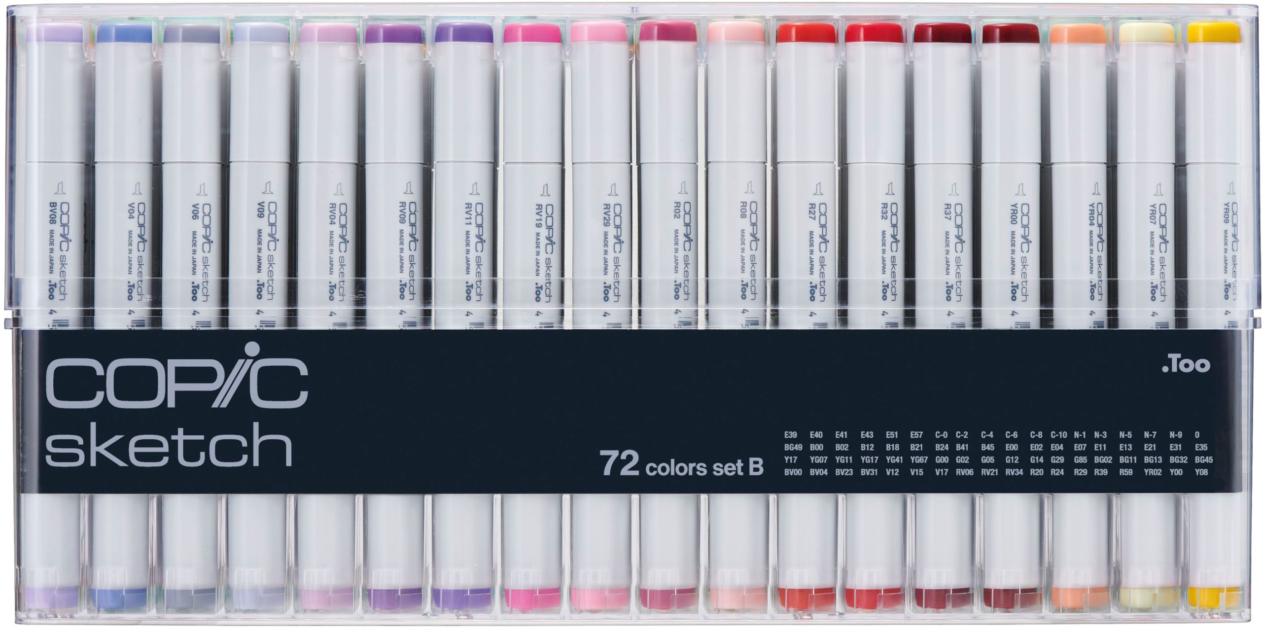 Classic12 COPIC Marker Sketch 21075161 Set B, 72 Stück – Hochwertig & günstig bei ShopDeca