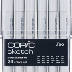 COPIC Marker Sketch 21075525 Manga Illustration, 24 Stück