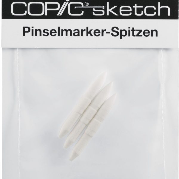 COPIC Ersatzspitze Sketch 21075SB Super Brush, 3 Stück