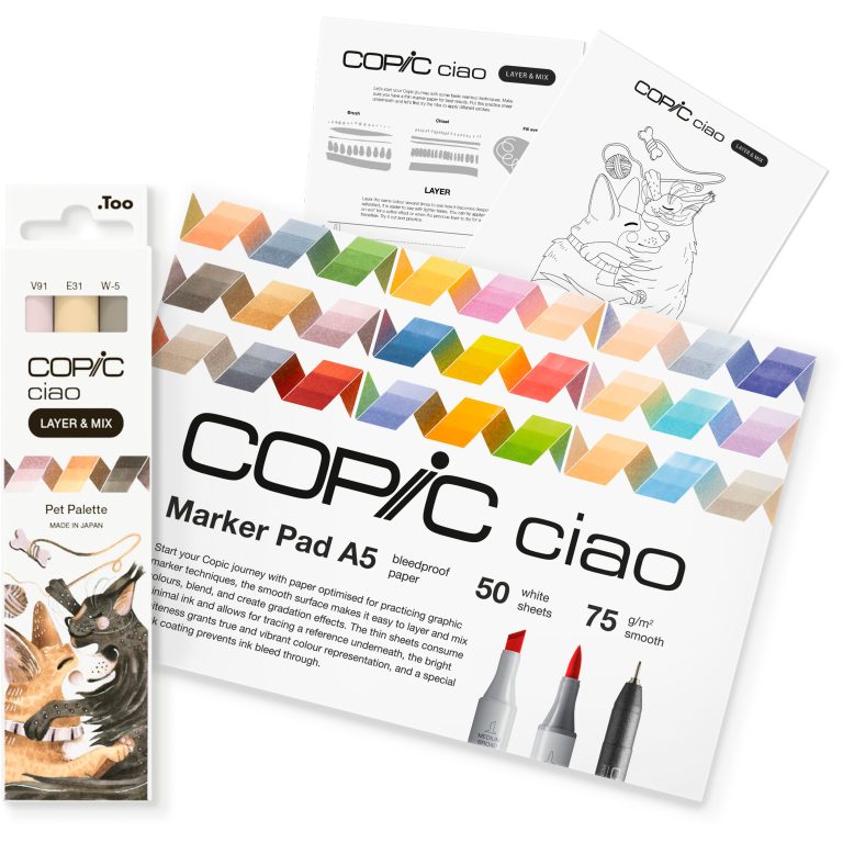 COPIC Marker Ciao 220750202 Pet Palette 3 Stück