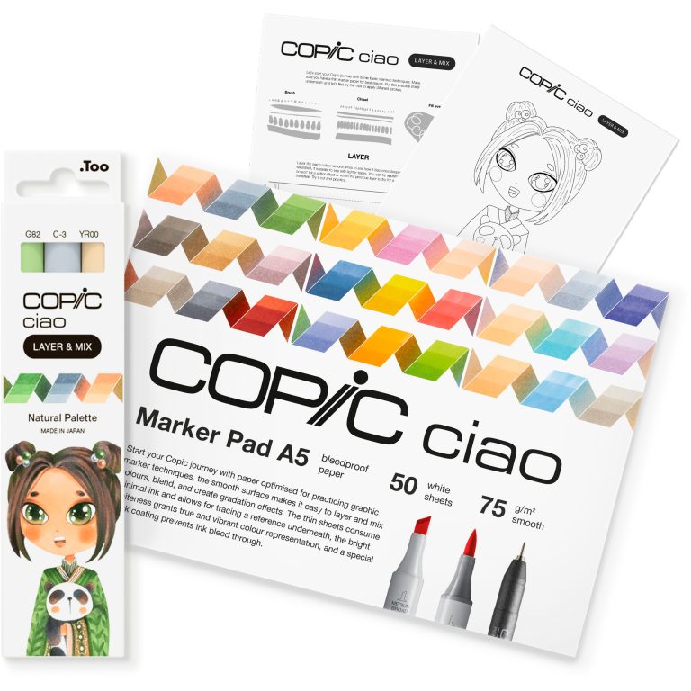 COPIC Marker Ciao 220750209 Natural Palette 3 Stück