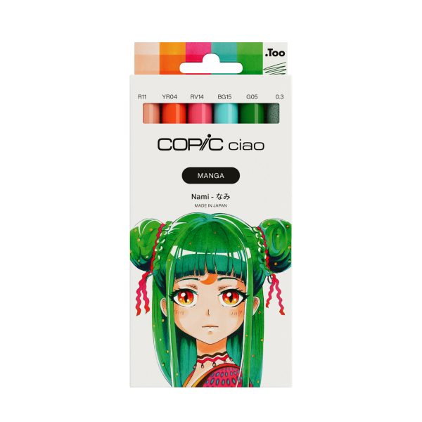 COPIC Marker Ciao Manga Set 22075588 Nami 6 Stück