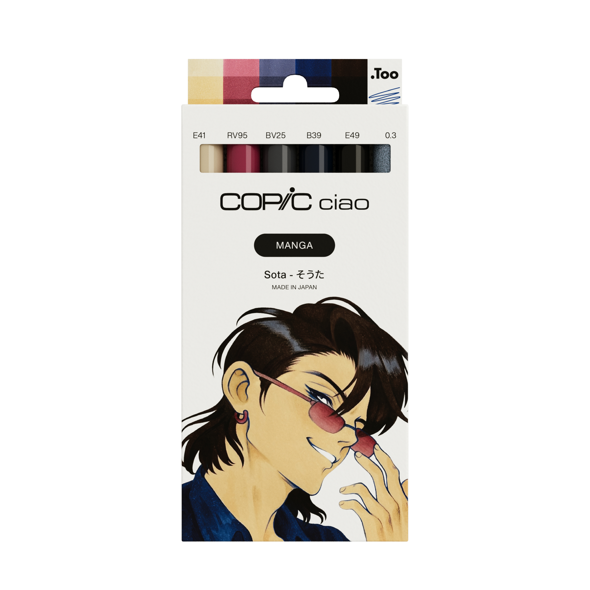 COPIC-22075596-4013695269702 COPIC Marker Ciao Manga Set 22075596 Souta 6 Stück – Hochwertig & günstig bei ShopDeca