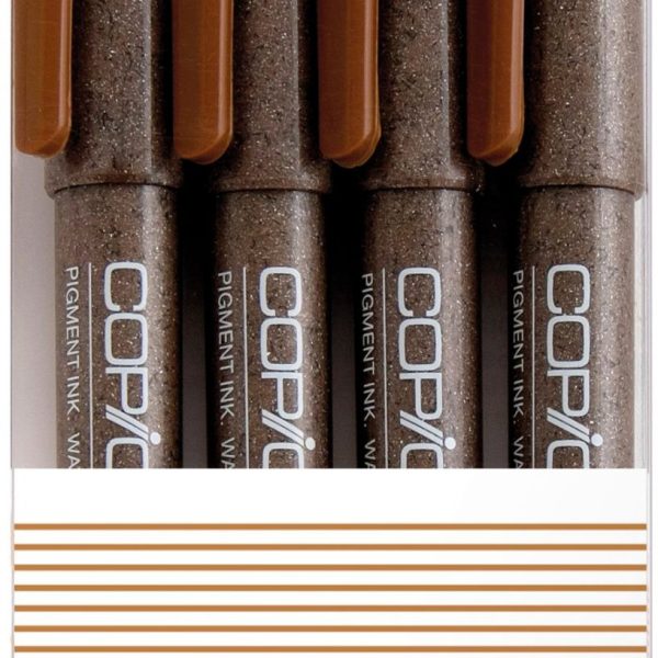 COPIC Multiliner 22075621 Sepia Set, 4 Stück ass.